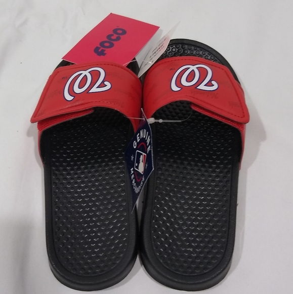 NWT Washington Nationals Baseball Slides Youth Small - Picture 5 of 7